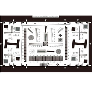 增強(qiáng)型ISO12233標(biāo)準(zhǔn)分辨率測試卡（0.5倍、1倍、2倍、4倍、8倍）4000線